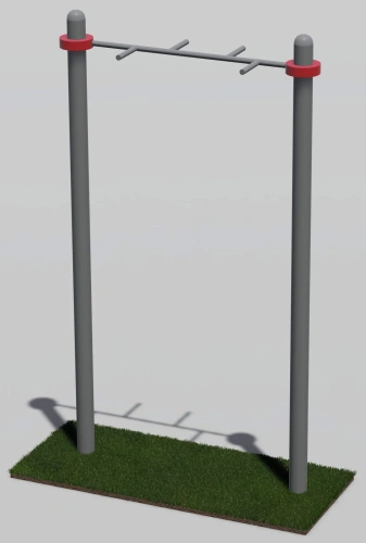 Уличный турник с обратным хватом