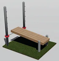 Скамья наклонная для жима штанги