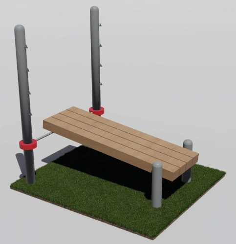 Скамья наклонная для жима штанги