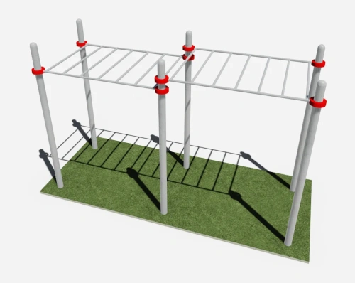 Уличный тренажер двухуровневый