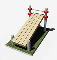 Скамья для пресса (Уличный тренажер)